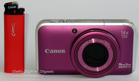 Новинка от Canon: фотокамера для отпуска Canon PowerShot SX210 IS!